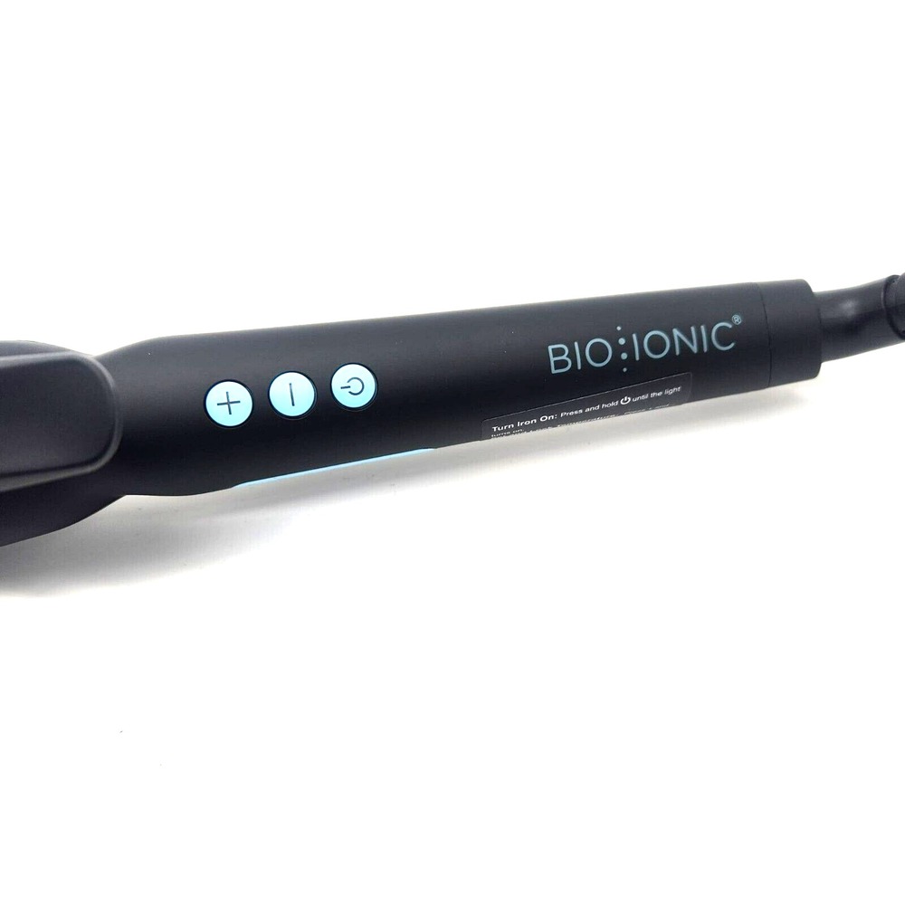 Bio Ionic Long Barrel Styler 1" Curling Iron Moisture Heat Tech & NanoIonic MX - Picture 7 of 15
